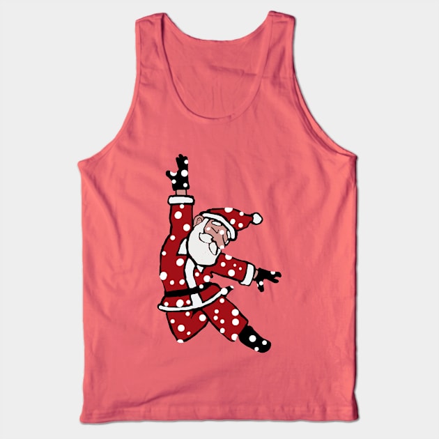 Dancing Santa 2 Tank Top by DaJellah